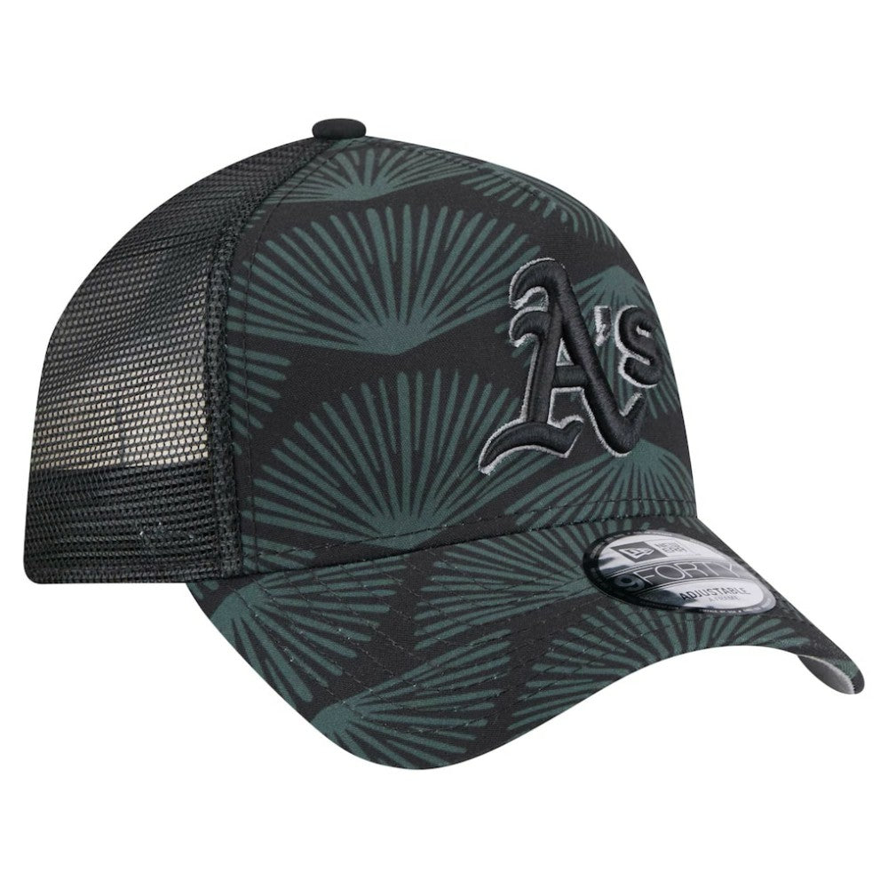 Athletics New Era 9FORTY A-Frame Trucker Adjustable Hat | MLB Discount