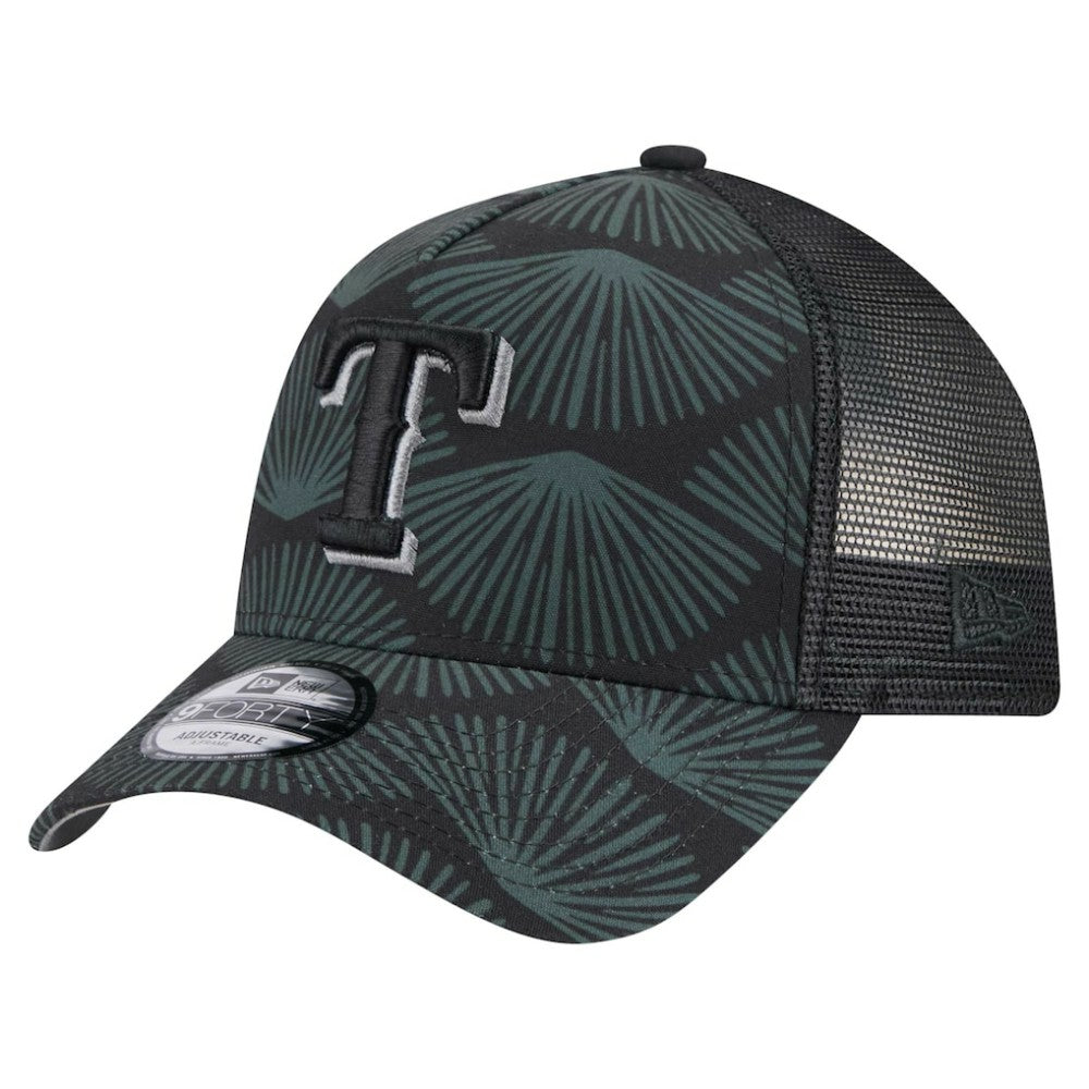 Texas Rangers New Era 9FORTY A-Frame Trucker Adjustable Hat | MLB Outlet