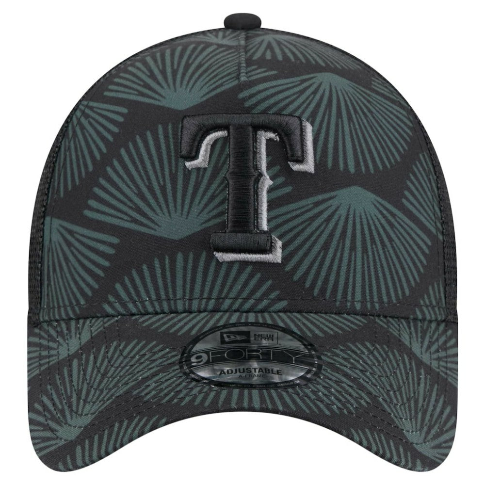 Texas Rangers New Era 9FORTY A-Frame Trucker Adjustable Hat | MLB Outlet