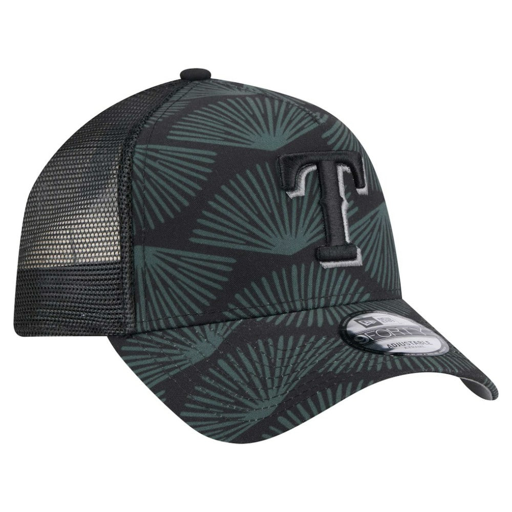 Texas Rangers New Era 9FORTY A-Frame Trucker Adjustable Hat | MLB Outlet