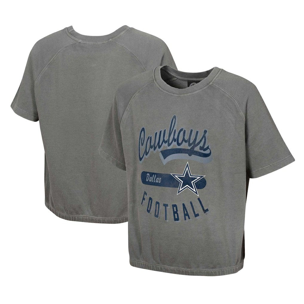 Dallas Cowboys  Women's Mineral Wash Short Sleeve Top