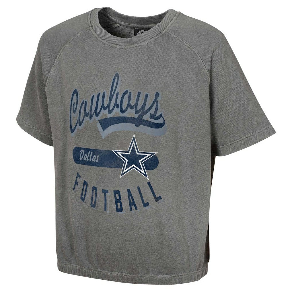 Dallas Cowboys  Women's Mineral Wash Short Sleeve Top