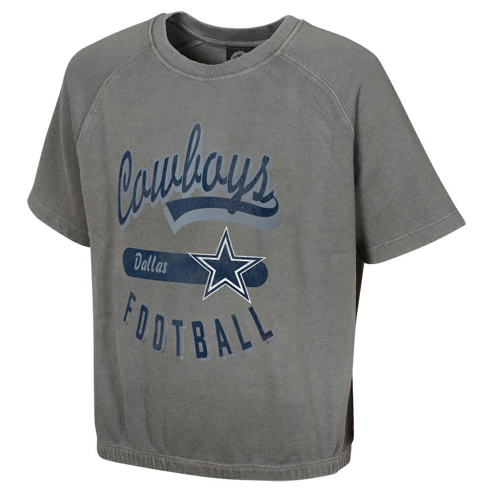 Dallas Cowboys  Women's Mineral Wash Short Sleeve Top