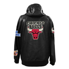 Chicago Bulls Jeff Hamilton Vegan Leather Full-Zip Hoodie Online