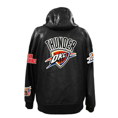 Oklahoma City Thunder Jeff Hamilton Vegan Leather Full-Zip Hoodie Online
