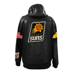 Phoenix Suns Jeff Hamilton Vegan Leather Full-Zip Hoodie Online