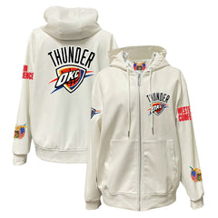 Oklahoma City Thunder Jeff Hamilton Vegan Leather Full-Zip Hoodie Online