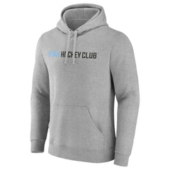 Utah Mammoth Fanatics Wordmark Logo Fleece Pullover Hoodie Outlet