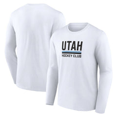 Utah Mammoth Fanatics Secondary Logo Long Sleeve T-Shirt For Sale