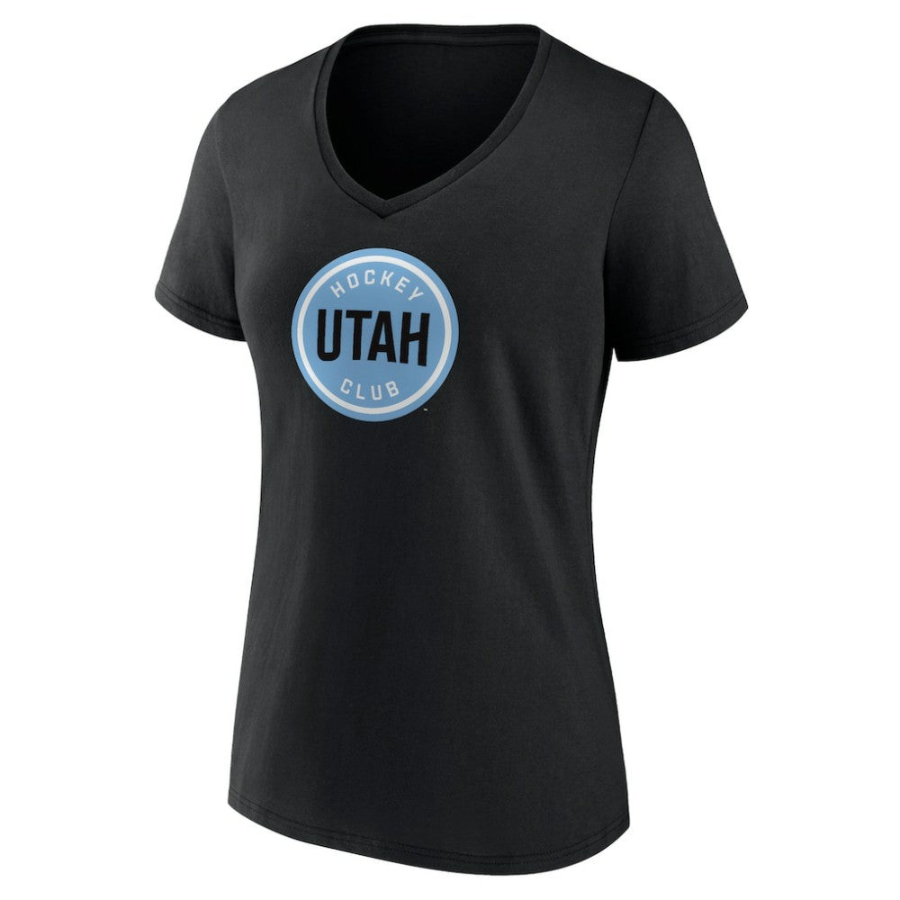 Utah Mammoth Fanatics Women's Draft Logo V-Neck T-Shirt Discount