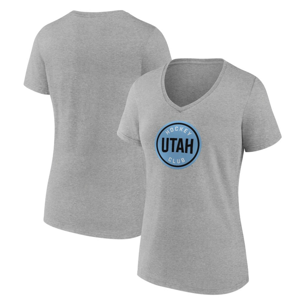 Utah Mammoth Fanatics Women's Draft Logo V-Neck T-Shirt Discount