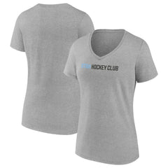 Utah Mammoth Fanatics Women's Wordmark Logo V-Neck T-Shirt Discount
