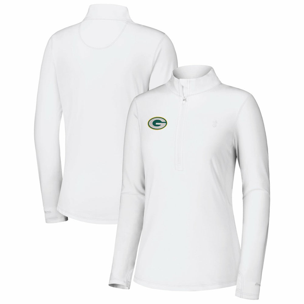 Green Bay Packers Tommy Bahama Women's Sport Playa Vista IslandZone Quarter-Zip Jacket
