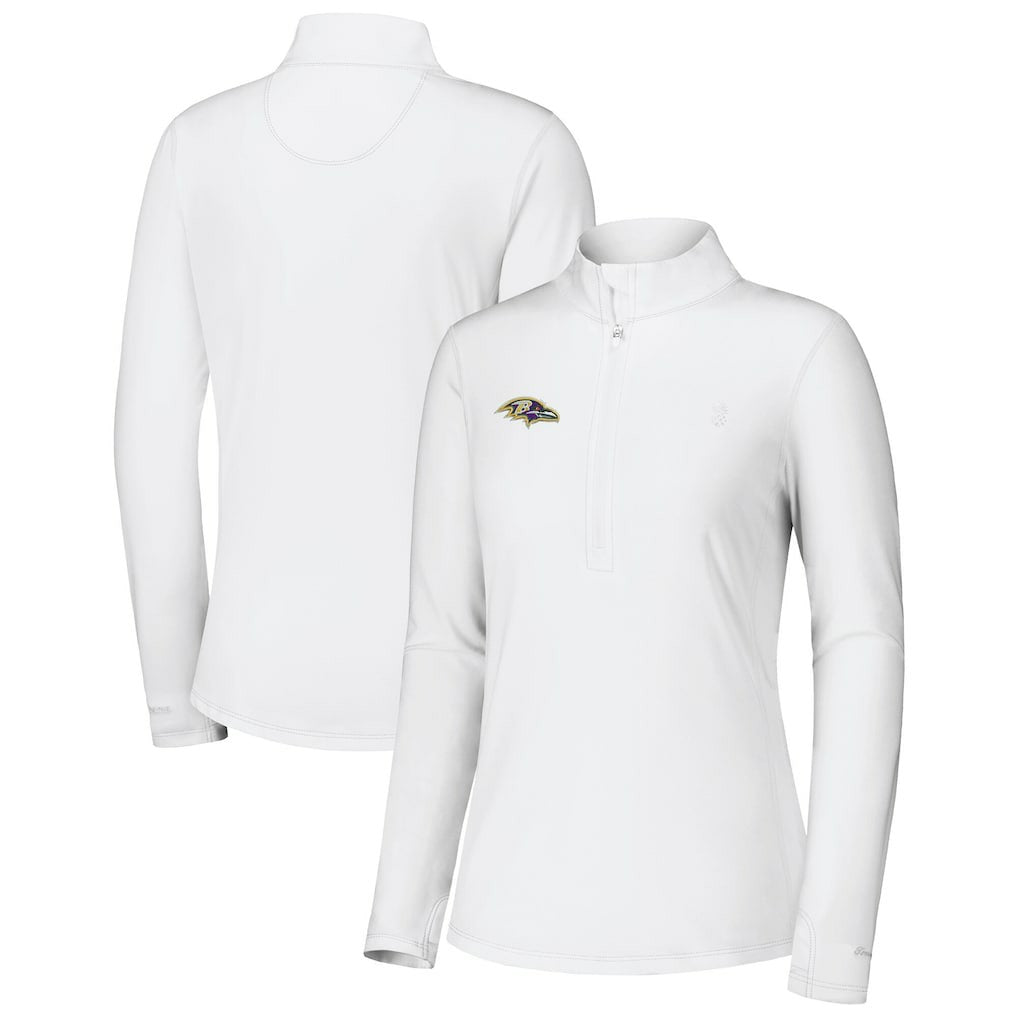 Baltimore Ravens Tommy Bahama Women's Sport Playa Vista IslandZone Quarter-Zip Jacket