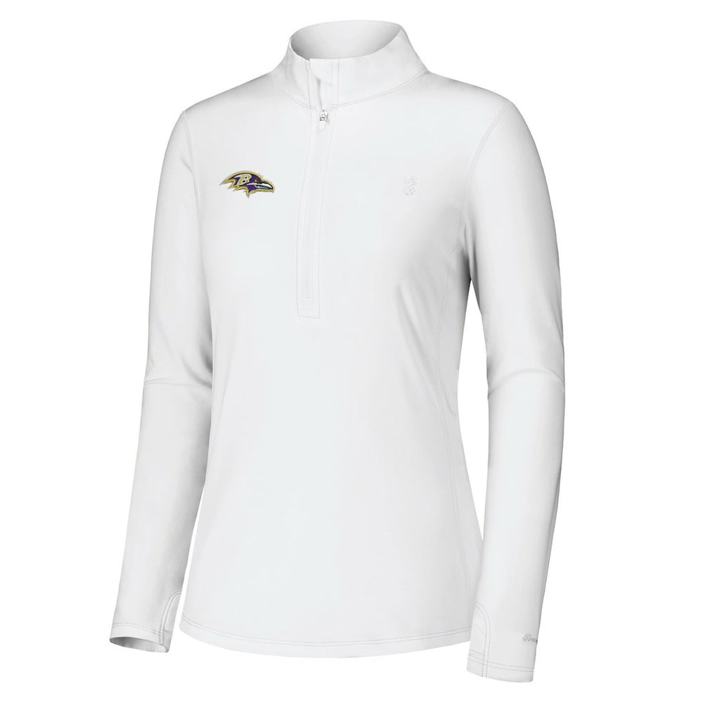 Baltimore Ravens Tommy Bahama Women's Sport Playa Vista IslandZone Quarter-Zip Jacket