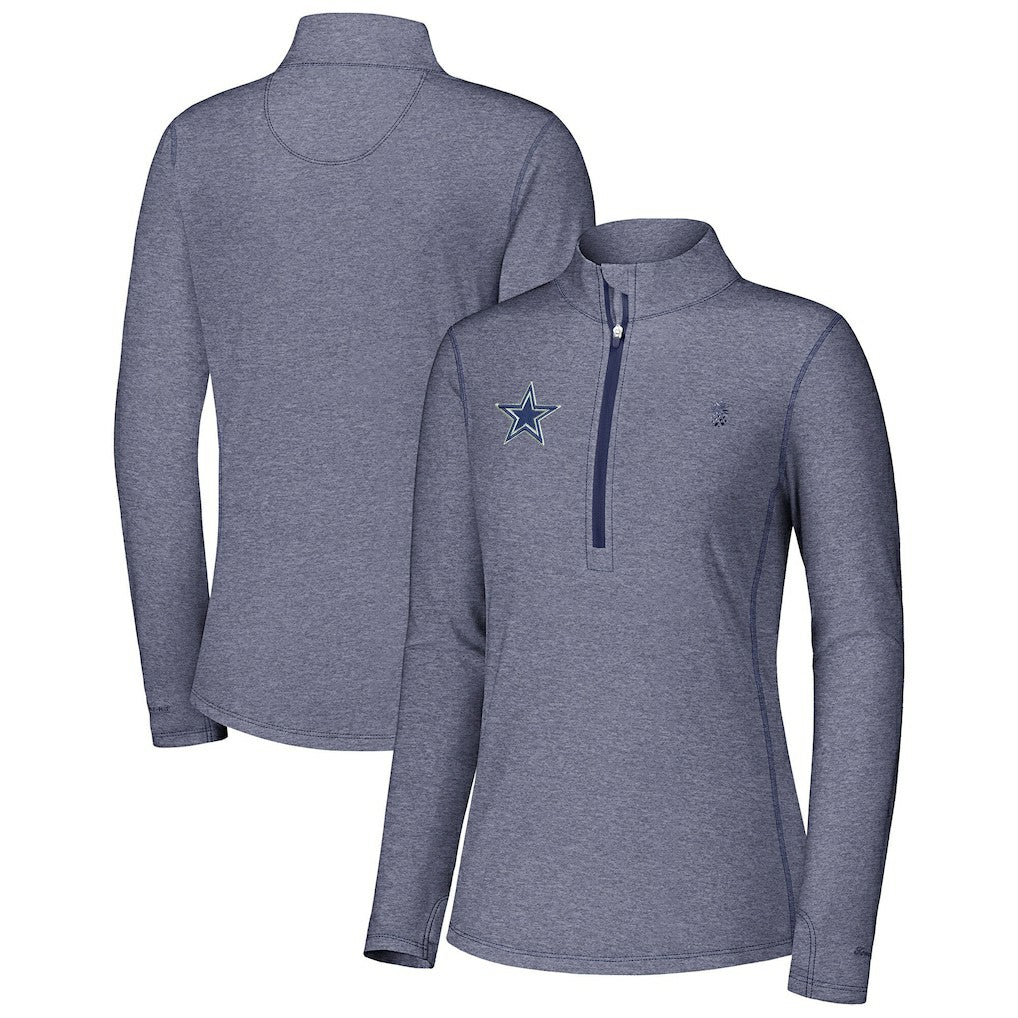 Dallas Cowboys Tommy Bahama Women's Sport Playa Vista IslandZone Quarter-Zip Jacket