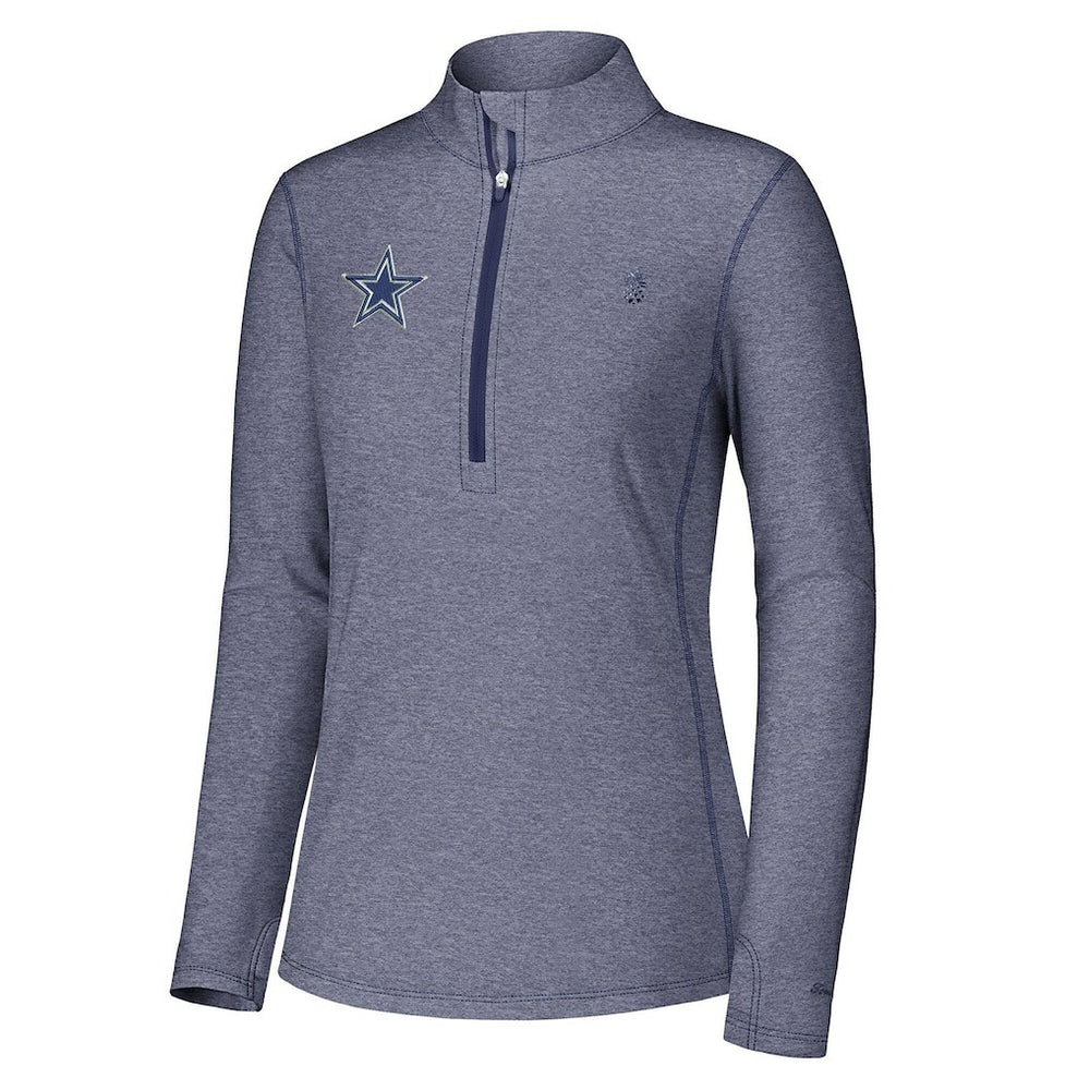 Dallas Cowboys Tommy Bahama Women's Sport Playa Vista IslandZone Quarter-Zip Jacket