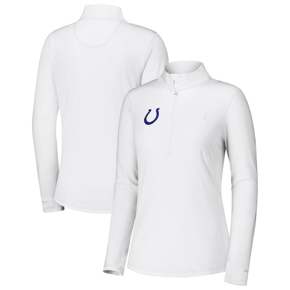 Indianapolis Colts Tommy Bahama Women's Sport Playa Vista IslandZone Quarter-Zip Jacket