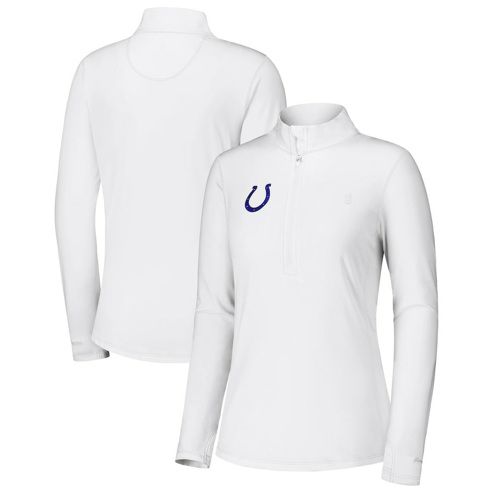 Indianapolis Colts Tommy Bahama Women's Sport Playa Vista IslandZone Quarter-Zip Jacket