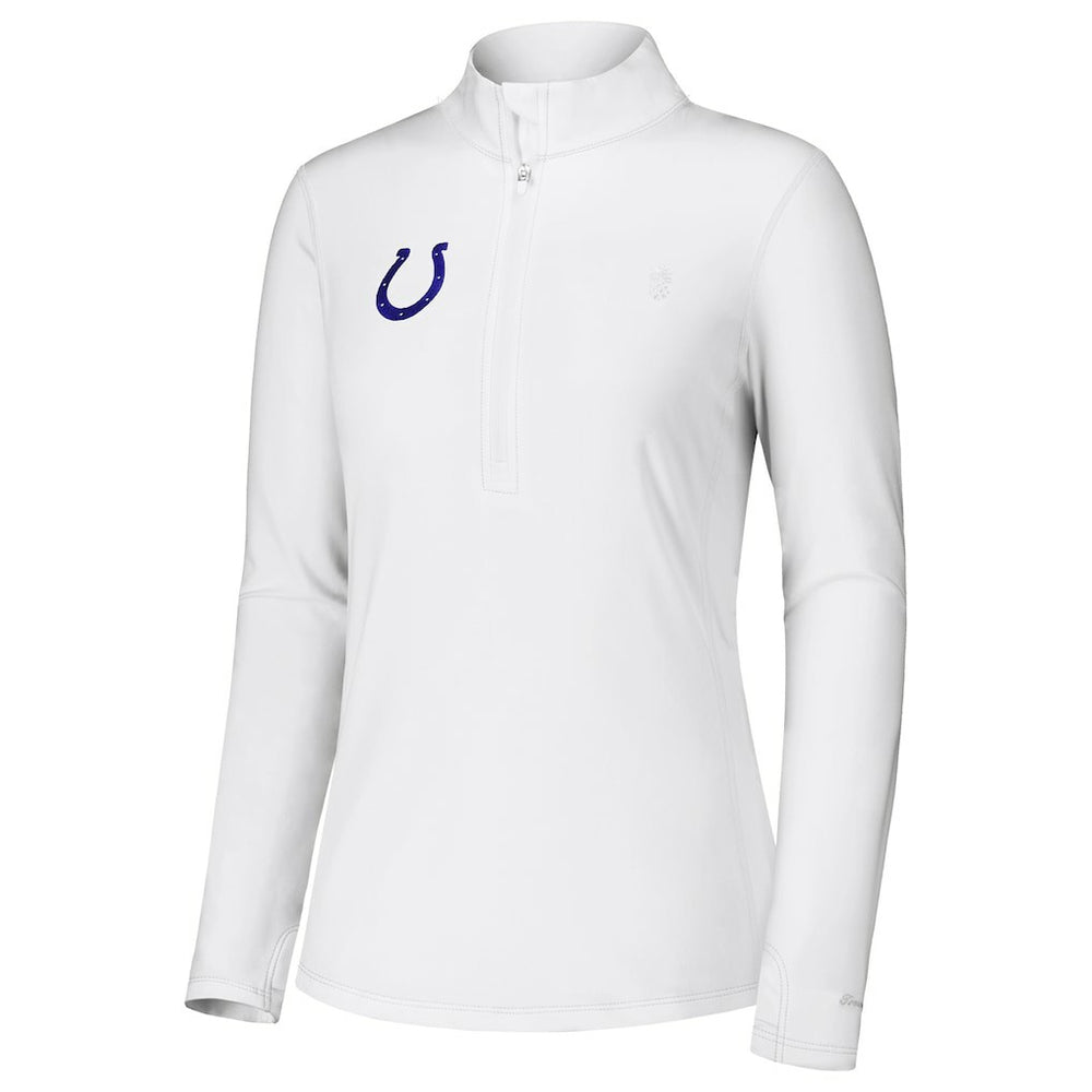 Indianapolis Colts Tommy Bahama Women's Sport Playa Vista IslandZone Quarter-Zip Jacket