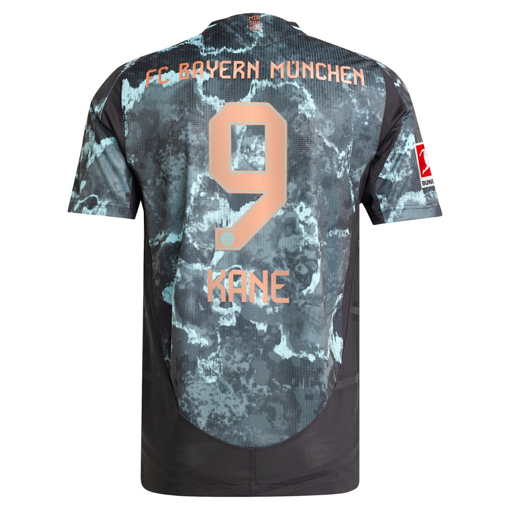 Harry Kane Bayern Munich 2024/25 Away Player Jersey Black - Adidas