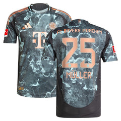 Thomas Müller Bayern Munich 2024/25 Away Player Jersey Black - Adidas