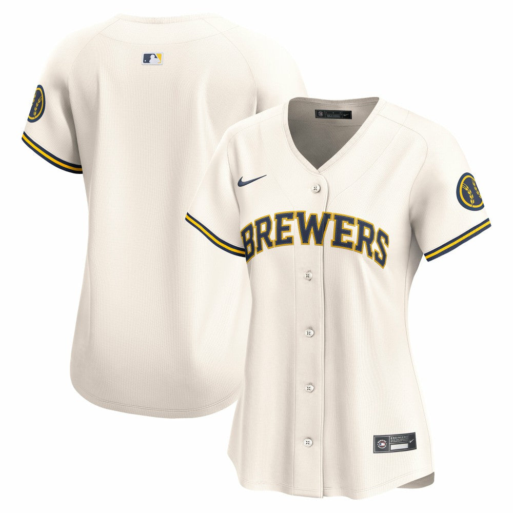 Milwaukee Brewers Nike Women's Home Limited Jersey | MLB New