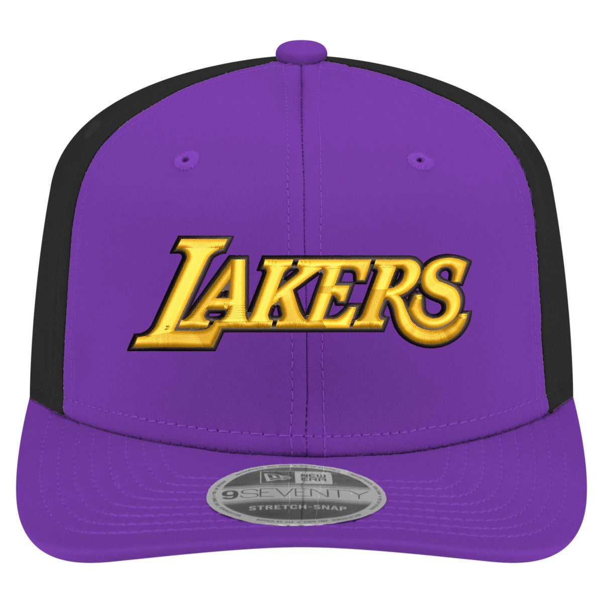 Los Angeles Lakers Statement Edition Jersey Hook 9SEVENTY Stretch-Snap Hat New