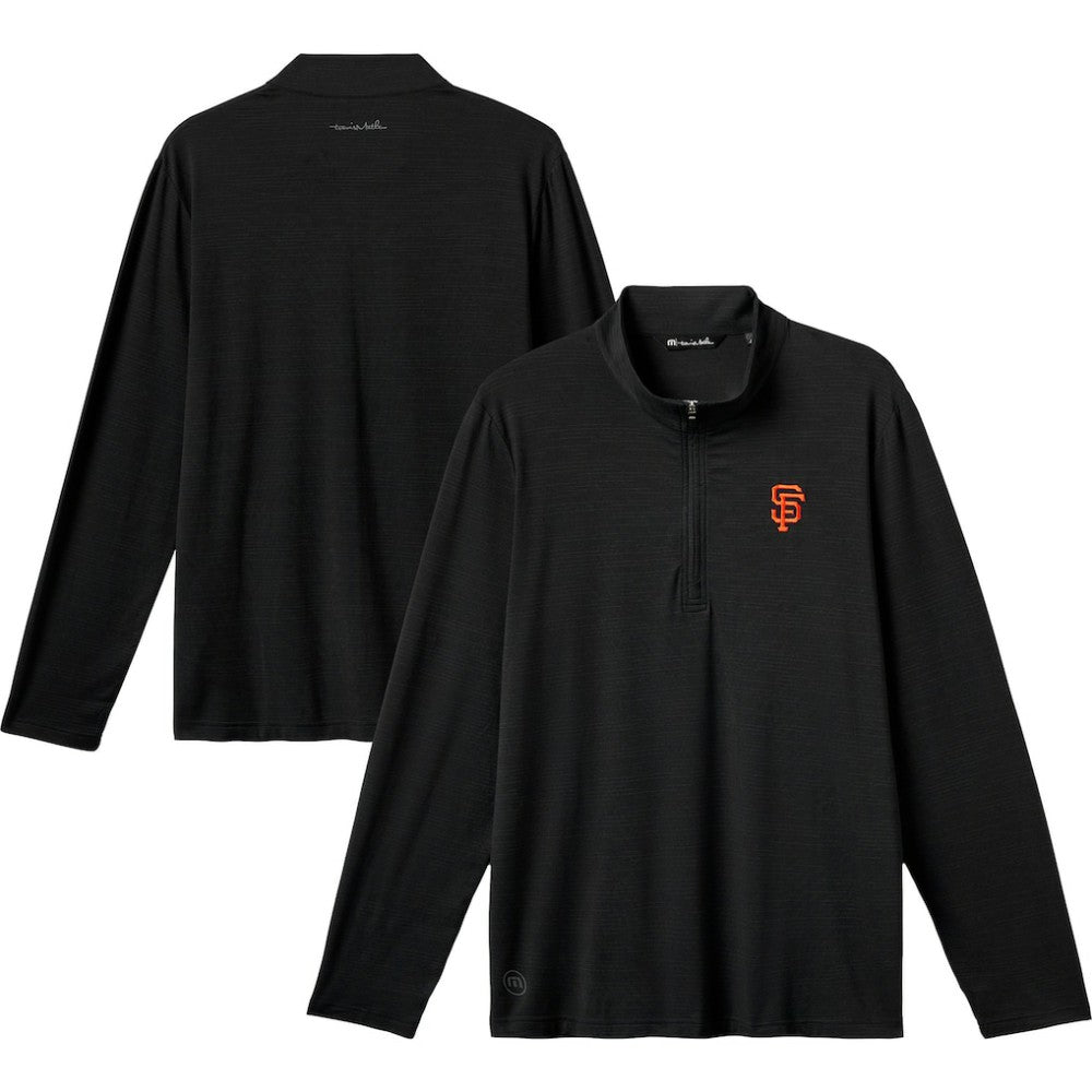 San Francisco Giants TravisMathew The Heater Quarter-Zip Pullover Top | MLB For sale