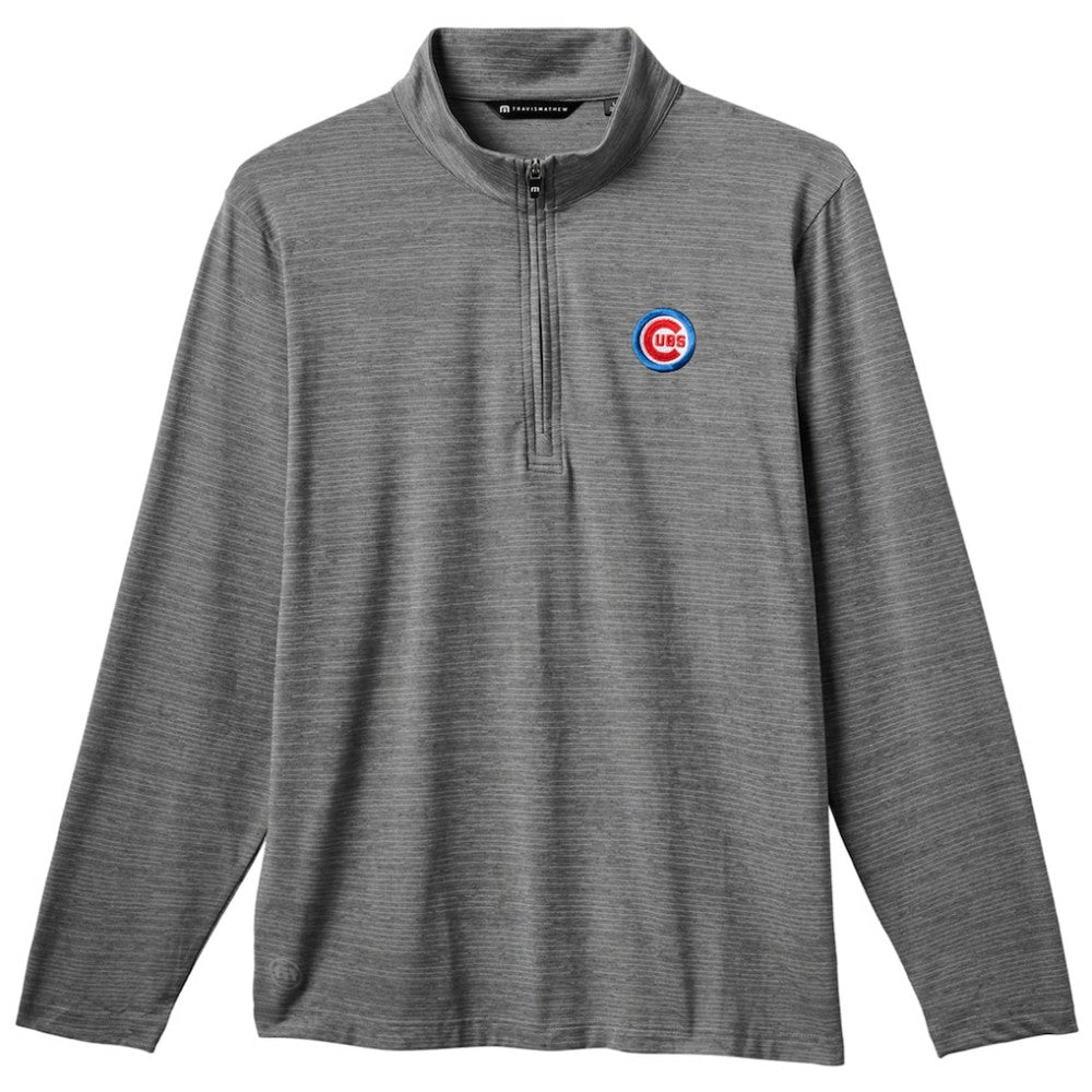 Chicago Cubs TravisMathew The Heater Quarter-Zip Pullover Top | MLB For sale