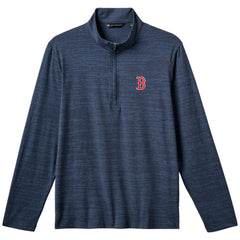 Boston Red Sox TravisMathew The Heater Quarter-Zip Pullover Top | MLB On Sale