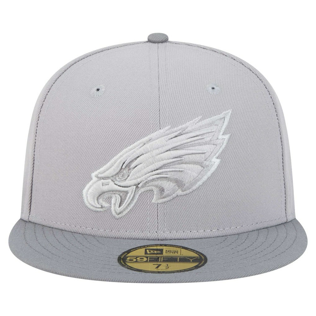 Philadelphia Eagles New Era Iron Cloud 59FIFTY Fitted Hat