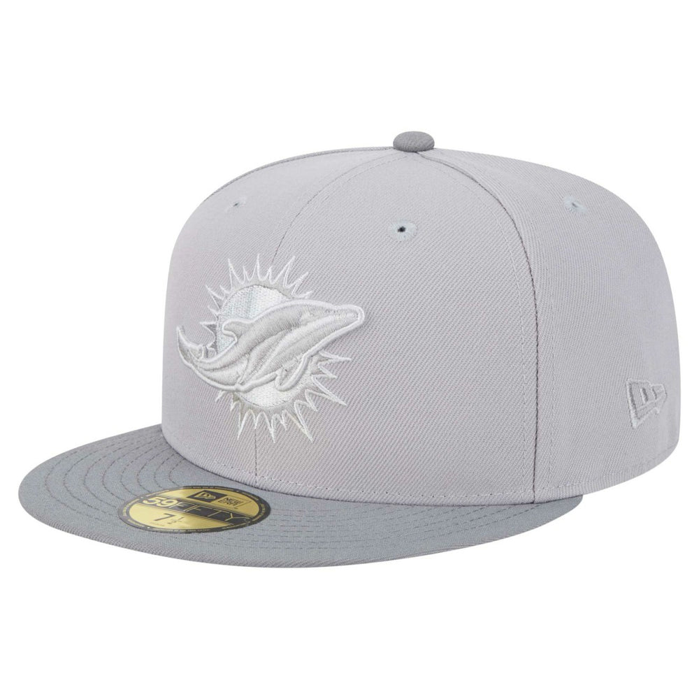 Miami Dolphins New Era Iron Cloud 59FIFTY Fitted Hat