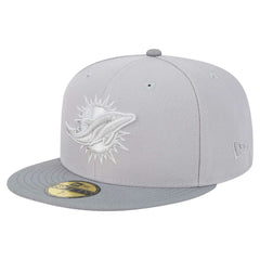 Miami Dolphins New Era Iron Cloud 59FIFTY Fitted Hat