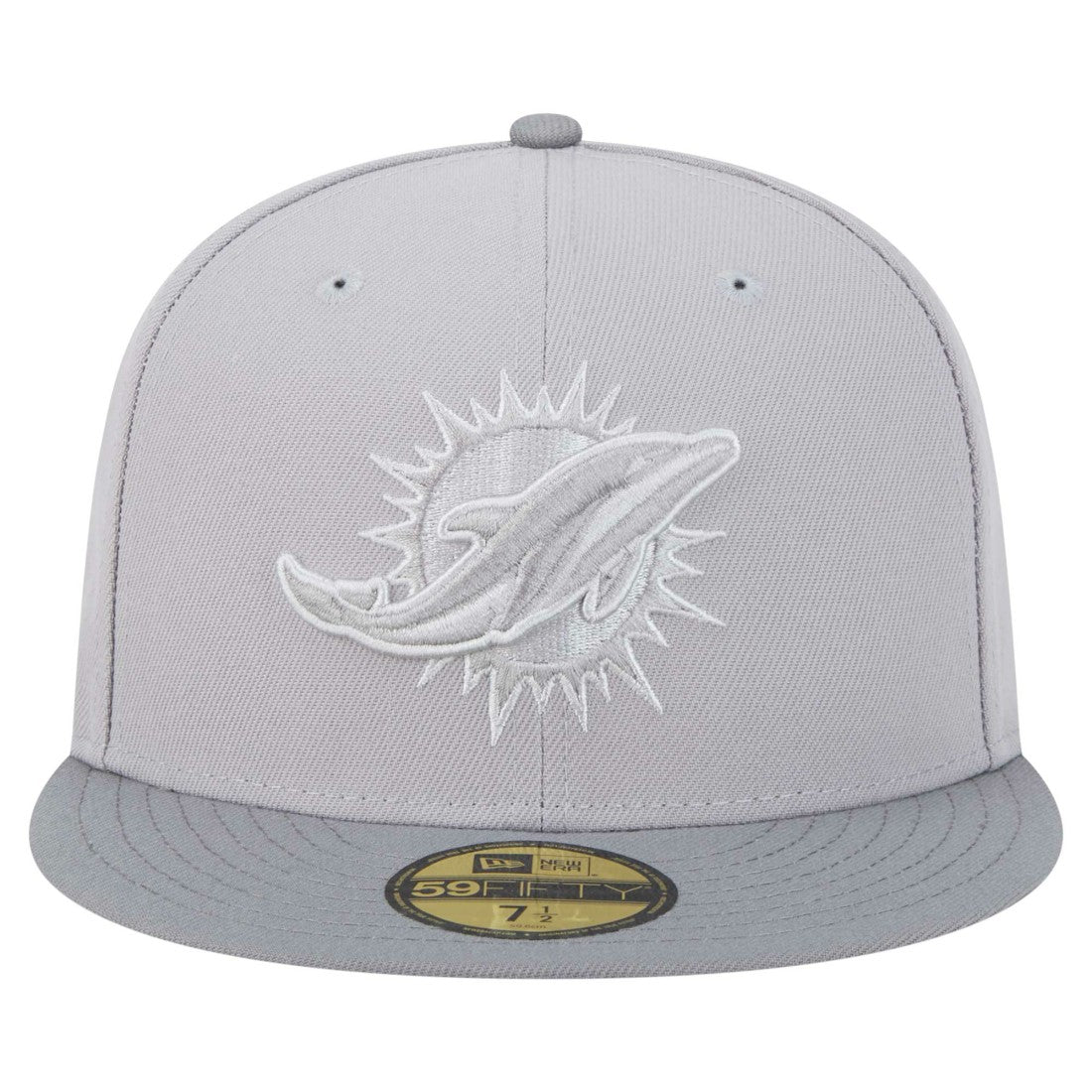 Miami Dolphins New Era Iron Cloud 59FIFTY Fitted Hat