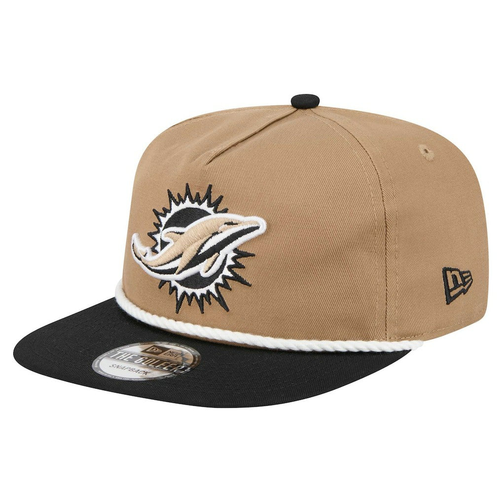 Miami Dolphins New Era Desert Golfer Snapback Hat