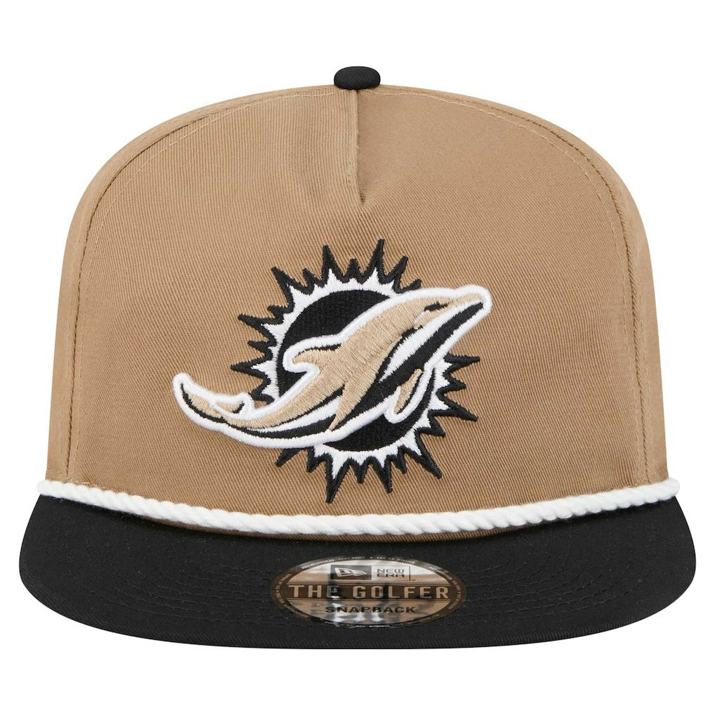 Miami Dolphins New Era Desert Golfer Snapback Hat