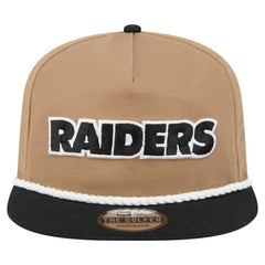 Las Vegas Raiders New Era Desert Golfer Snapback Hat