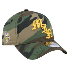Minnesota Vikings New Era Mystic Camo A-Frame 9FORTY Adjustable Hat