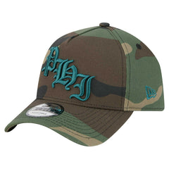 Philadelphia Eagles New Era Mystic Camo A-Frame 9FORTY Adjustable Hat