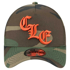 Cleveland Browns New Era Mystic Camo A-Frame 9FORTY Adjustable Hat