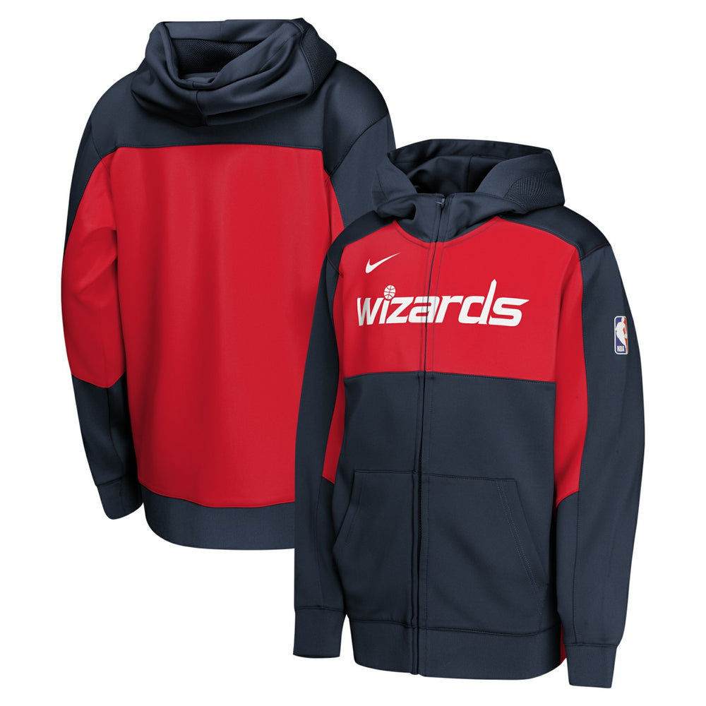 Washington Wizards Youth Authentic On-Court Showtime Performance Full-Zip Hoodie Online