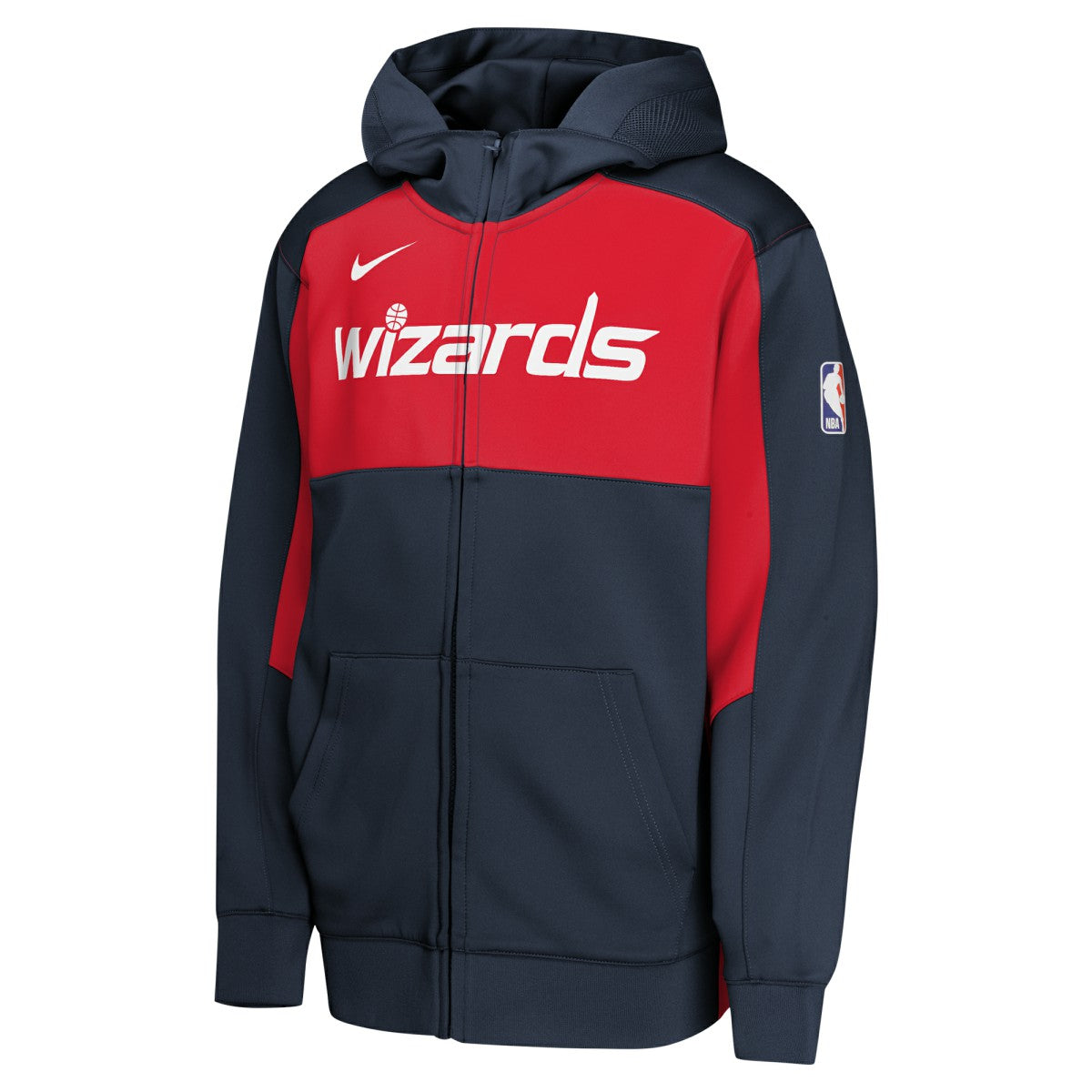 Washington Wizards Youth Authentic On-Court Showtime Performance Full-Zip Hoodie Online