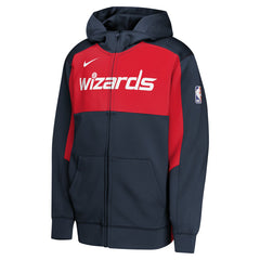 Washington Wizards Youth Authentic On-Court Showtime Performance Full-Zip Hoodie Online