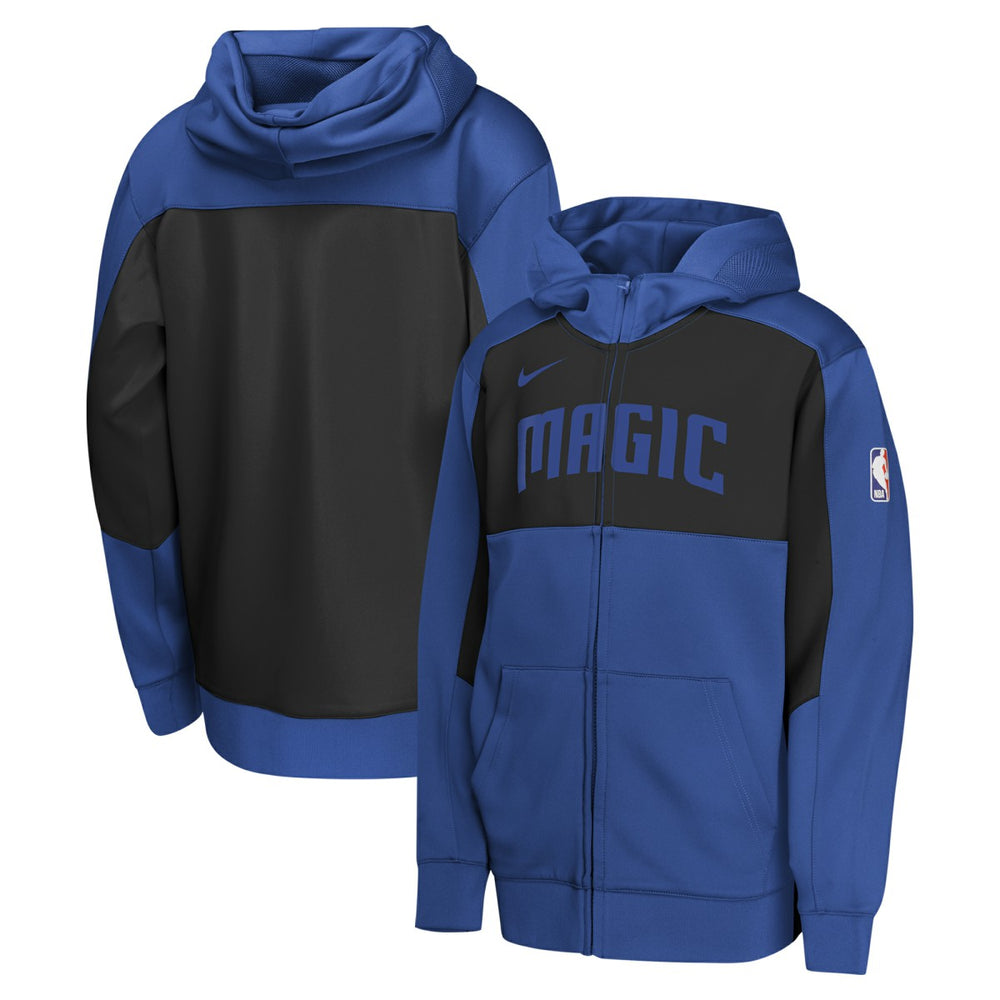 Orlando Magic Youth Authentic On-Court Showtime Performance Full-Zip Hoodie Discount