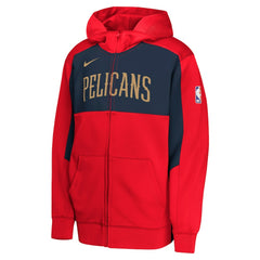 New Orleans Pelicans Youth Authentic On-Court Showtime Performance Full-Zip Hoodie Online