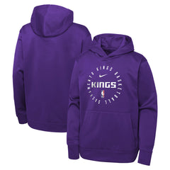 Sacramento Kings Youth Performance Practice Spotlight Pullover Hoodie For Sale