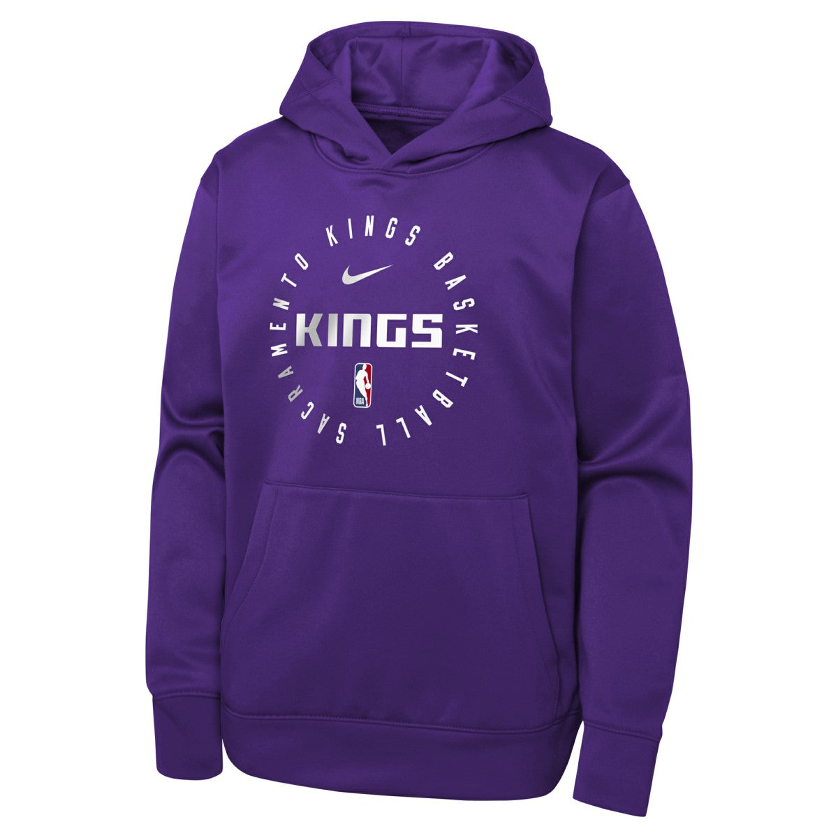 Sacramento Kings Youth Performance Practice Spotlight Pullover Hoodie For Sale