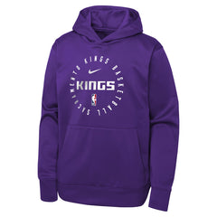 Sacramento Kings Youth Performance Practice Spotlight Pullover Hoodie For Sale
