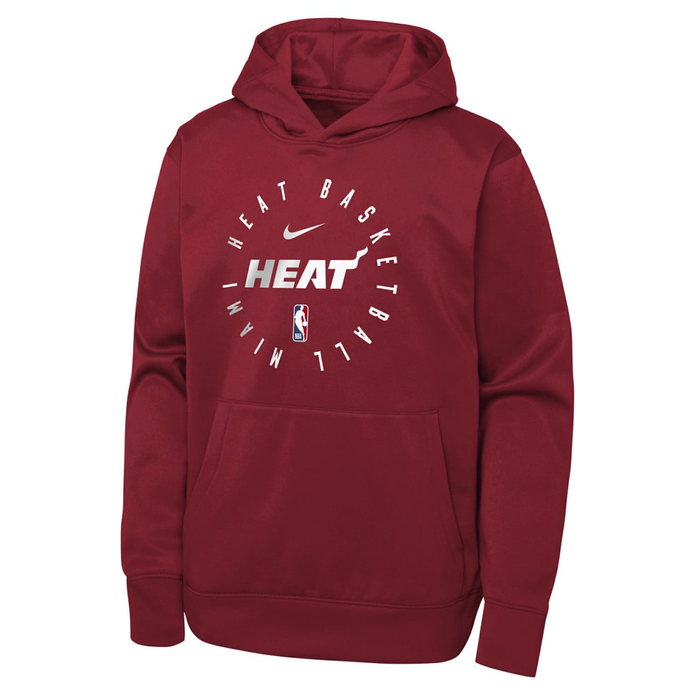 Miami Heat Youth Performance Practice Spotlight Pullover Hoodie On Sale